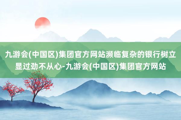 九游会(中国区)集团官方网站濒临复杂的银行树立显过劲不从心-九游会(中国区)集团官方网站